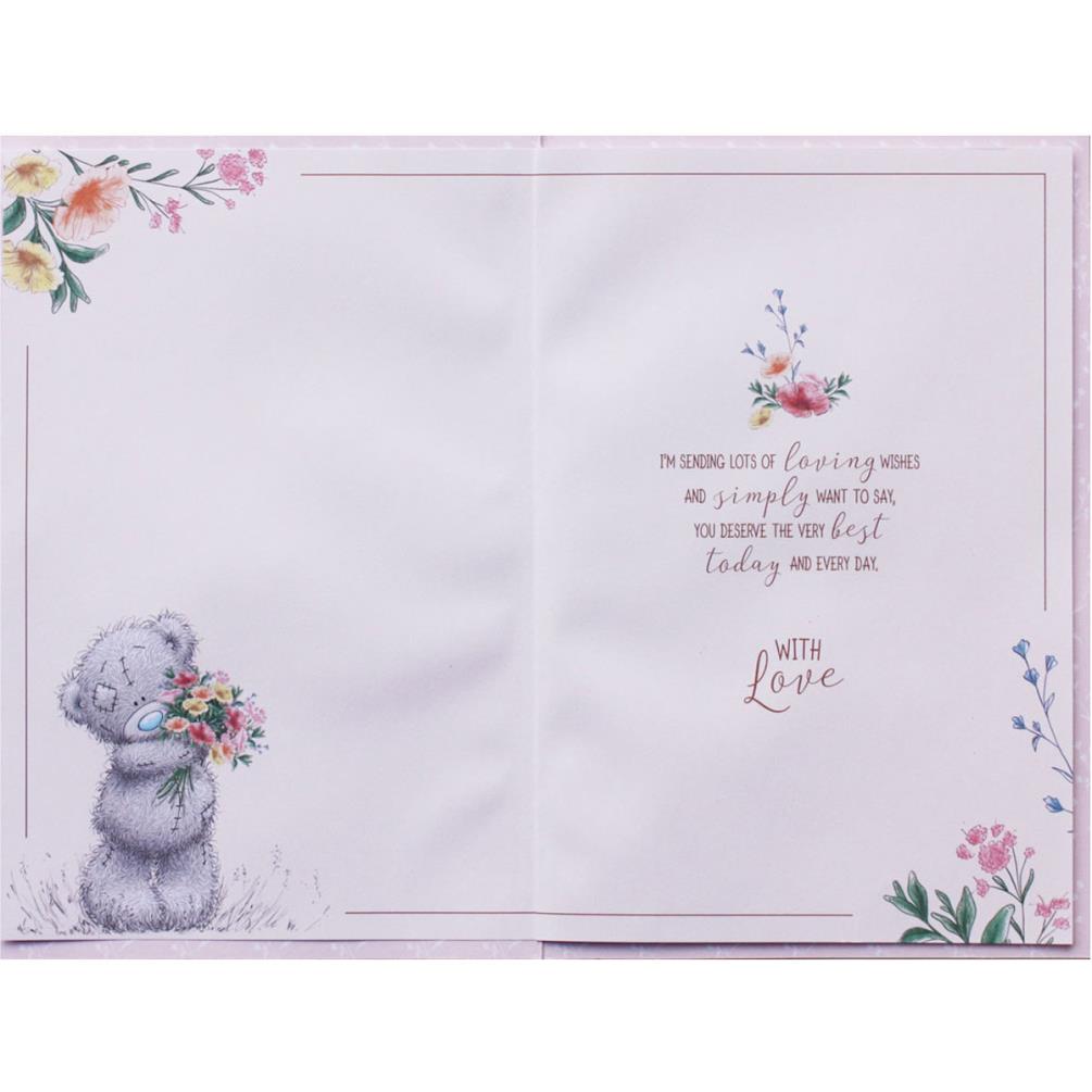 Bear Pushing Wheel Barrow Handmade Me to You Bear Mother's Day Card Extra Image 1